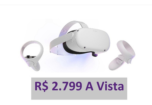 Oculus Quest 2 128gb. Lacrado De Fábrica. Pronta Entrega.