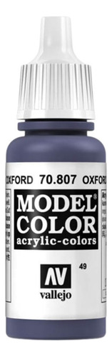 Vallejo Azul Oxford Model Color 70807 Modelismo La Plata