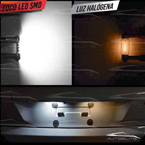 Imagen 5 de 10 de 1 Foco Led Luz Interior Placa Ft 36 Mm Canbus Super Potentes