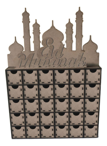 Calendario De Adviento De Madera Conjunto De Calendario De