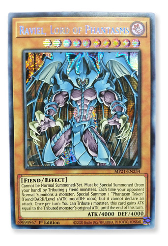 Yugi-oh! Raviel Lord Of Phantasms Mp21-en254 Secret