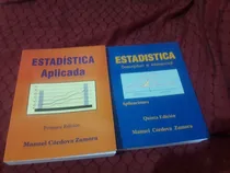 Comprar Libro Estadística Aplicada Y Descriptiva 2 Libros Cordova