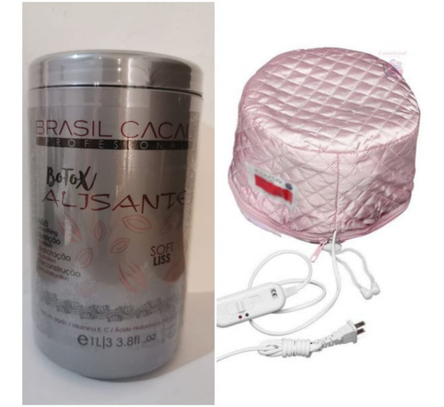 Pack Botox Linea Brasil Cacau 1000 Ml + Gorro Termico