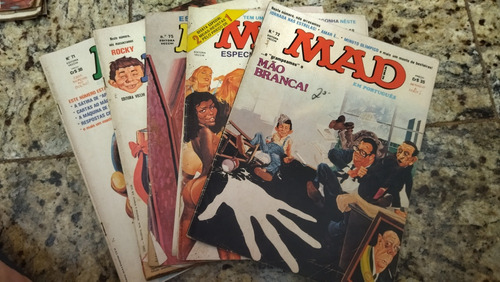 Revistas Mad Em Português Antiga 5 Unidades (Usado)