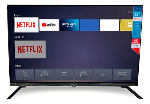 Pantalla Televisor Smart Tv Q-touch 32 D-led Qn3223 Negro