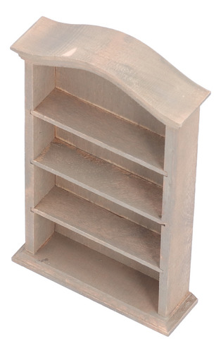 Mueble Tipo Casa De Muñecas, Estantería De Madera, Miniatura