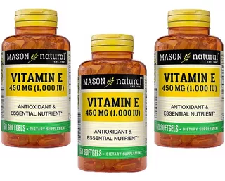 Vitamina E 1000ui Antioxidante & Repara Adn 03 Frascos