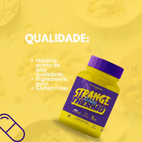 Termogênico - Strange Feeling Thermo - 60 Tablets Sabor Sem Sabor