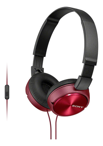 Audífonos Sony Con Micrófono Rojo Zx310ap