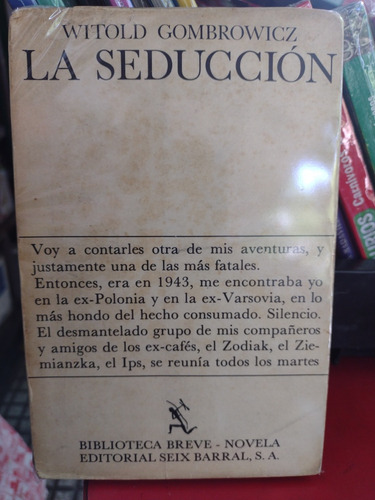 La Seducción Witold Gombrowiz Mos