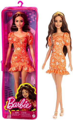 Imagem 1 de 5 de Barbie 2021 Fashionistas Doll 182 Latina Teresa Tall