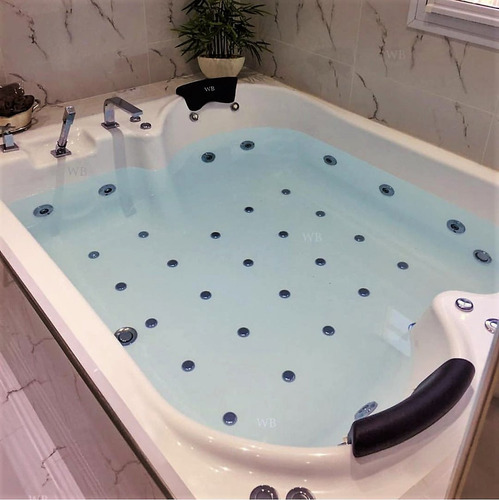 Imagen 3 de 10 de Jacuzzi Max Dual 180x150x50 14 Jet 1 Hp Full Acrílico !!!