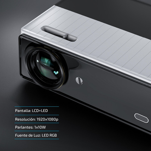 Proyector 9500 Lumenes 45 - 200 Pulgadas Bluetooth 1080p