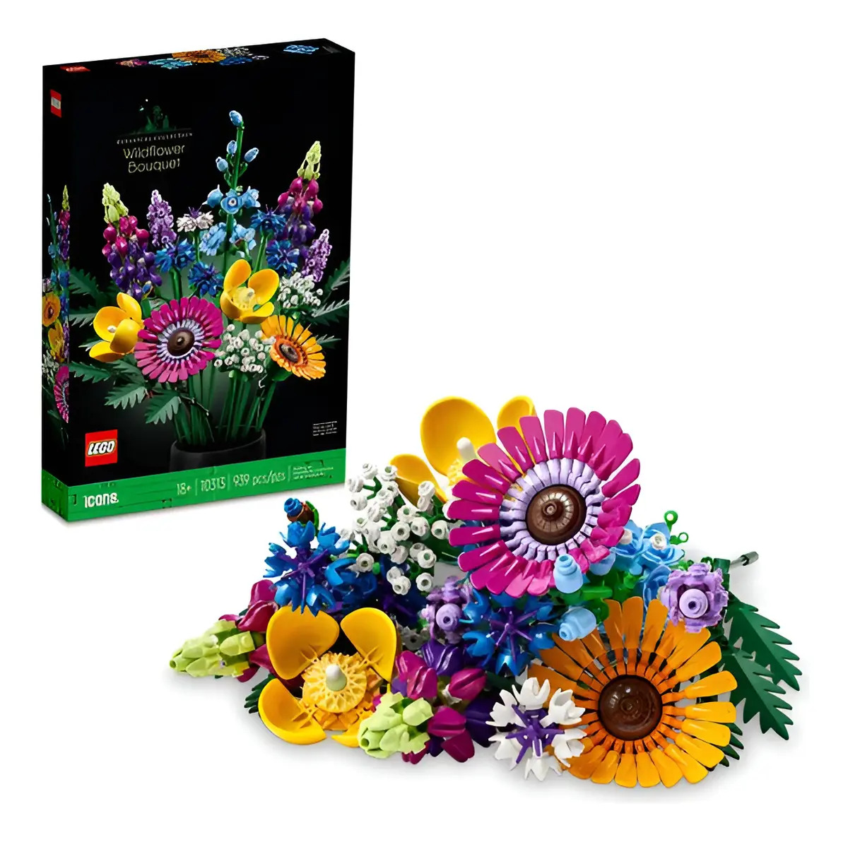 Lego Buquê Flores Silvestres 939 Peças