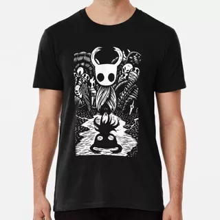 Remera Ghost Knight Graphic Art Hollow Knight Juego Divertid