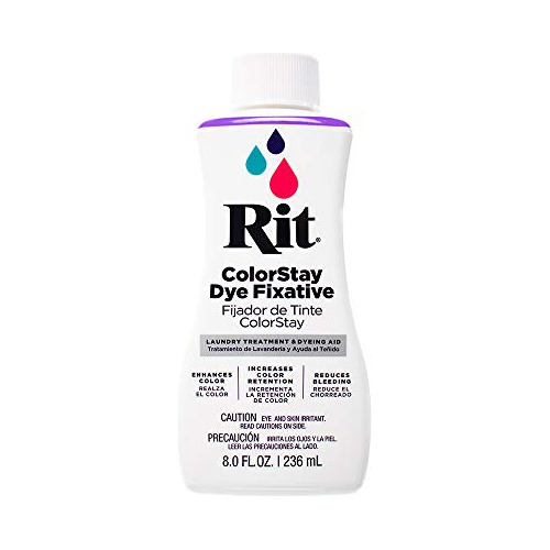 Rit Dye Colorstay Fijador De Color Teñido En Telas 