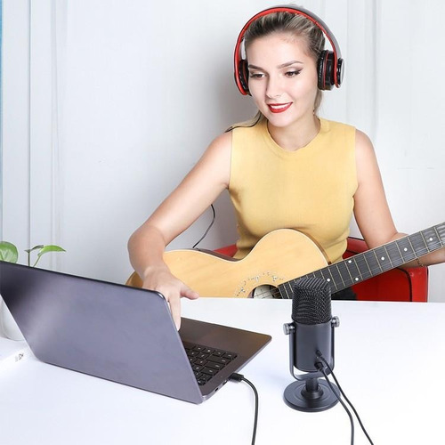 Microfone Condensador,usb-c,cardioide P/ Smartphone,tablet