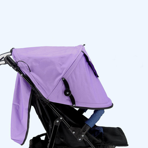 Para Cochecito De Bebé, Cubierta Protectora Solar, Púrpura