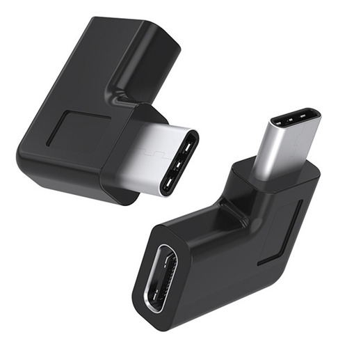 Convertidor Usb 3.1 Tipo C Macho A Hembra De Ángulo Recto, 2