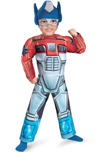 Disfraz Para Niño Optimus Prime Talla Small 2t Halloween 