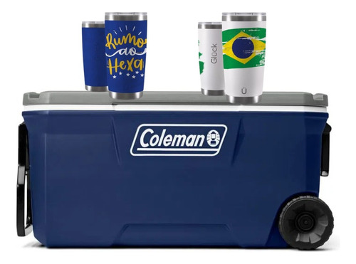 Caixa Lakeside Térmica C/ Rodas 94.6l  316s 100qt Coleman 