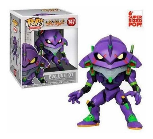 Funko Pop Evangelion Eva Unit 01 #747 Súper Sized Pop 6 Inch