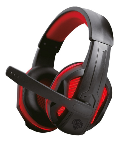 Audifonos Gamer Royal Gaming Gear G10 Alambrica 7.1 Usb Rgb Color Negro