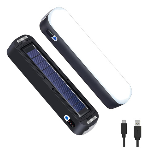 Luz Solar Recargable Trabajo 5500 Mah Barra Led Magnetica 4