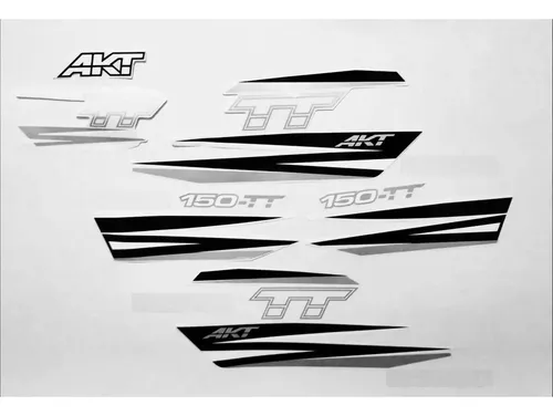 Kit Completo De Calcomanías Akt Tt 150