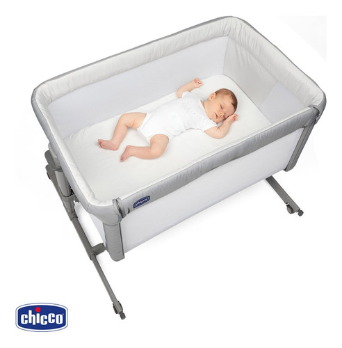 Cuna Colecho Chicco Next2me Dream Evo Grey Relux