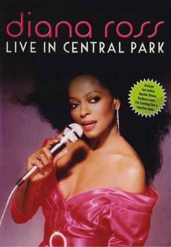Diana Ross Live In Central Park 1983 En Vivo Concierto Dvd