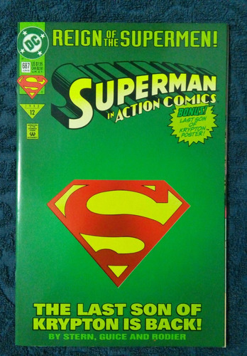 Superman: In Action Comics # 687 Reign Of The Supermen