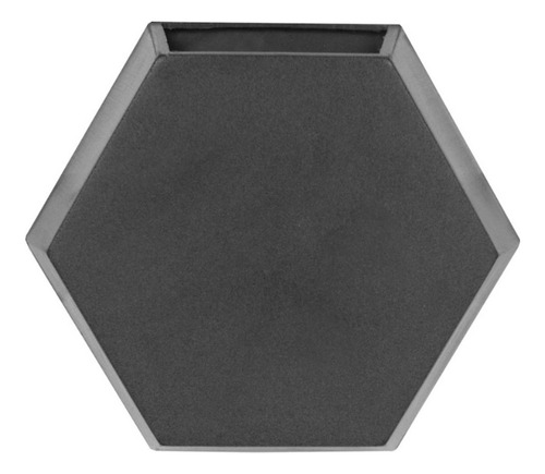 Vaso De Parede Colmeia (30x30) Antique Preto Vasart