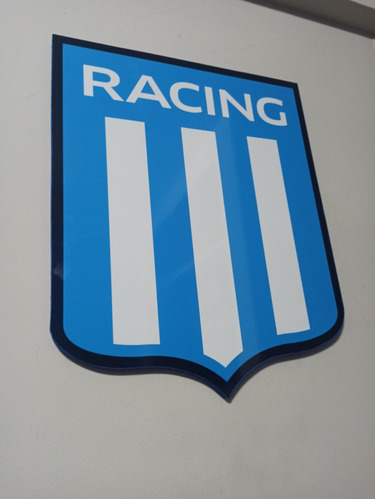 Cuadro Escudo Pared 20x25 Racing Club La Academia Fibrofácil