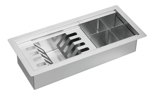 Calha Organizadora Deca Cozinha Inox Sistema 450x206x90mm