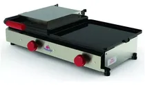 Comprar Plancha Chivitera Doble Con Prensa \u002F 2 Quemadores