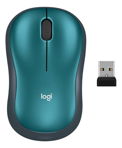 Logitech M185 Mouse Inalámbrico Azul