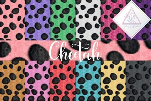Kit De Papel Digital Animal Print Cheetah 1441541