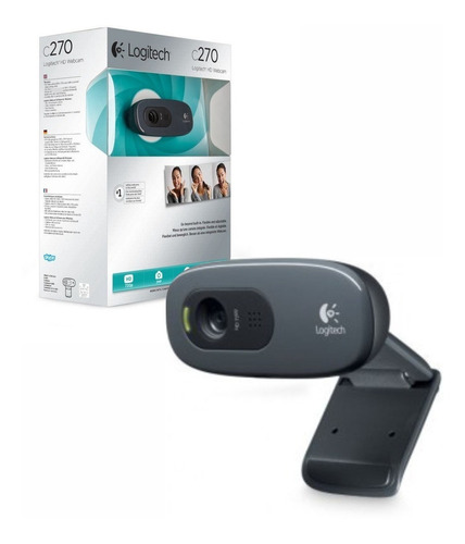 Webcam Logitech C270 Hd - Micrófono Incorporado