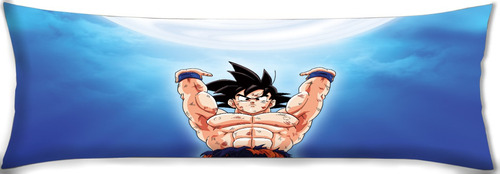 Cojin Almohada Larga Goku Genkidama Abrazable 35x100cm