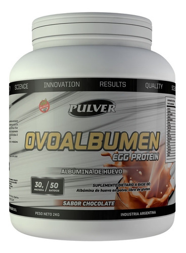 Proteina Egg Huevo Pulver Ovoalbumen 2 Kg Pulver Sin Tacc