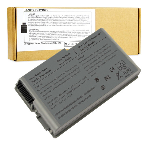 Bateria Para Dell Latitude D600 D505 D610 D520 D500 D510 D53