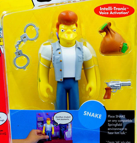 Playmates The Simpsons World Of Springfield Series 6 Snake