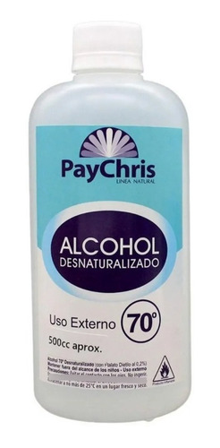 Alcohol Desnaturalizado 70% 1 Litro