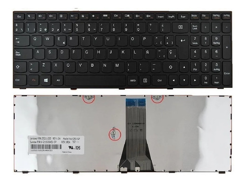 Teclado Lenovo Ideapad G50-30 G50-45 G50-70 G50-80