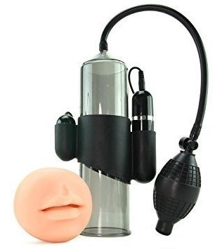 Bomba De Agrandar Pene, Simulador Oral Vibracion 10 Funcione
