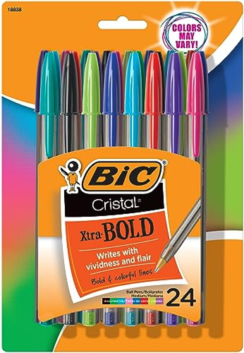 Bolígrafos Bic Cristal Xtra Bold, Punta Atrevida (1,6 Mm) Pa