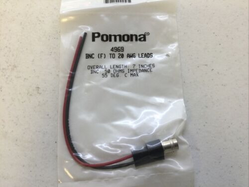 New Lot Of 7 Pomona Electronics 4969 Bnc Female To 20 Aw Bbt