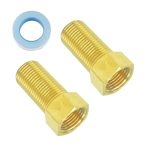 Brass Pipe Fittings, 1/2  Male X 1/2  Female Extension ...