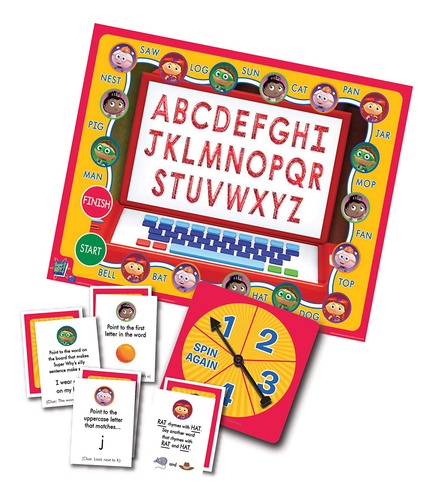 Briarpatch Super Why Abc Game Pbs Kids Early Reading & Sp...